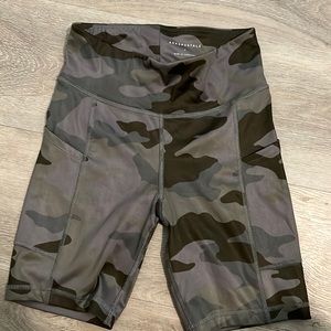 Camo workout shorts from Aeropostale